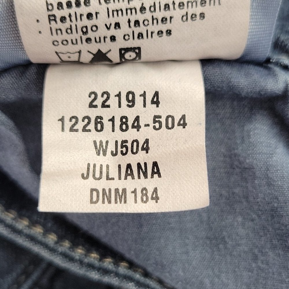 Paige Jimmy Jimmy Jean Shorts Blue Size 25 - Picture 13 of 15